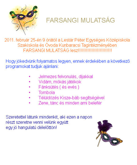 Farsangi mulatság